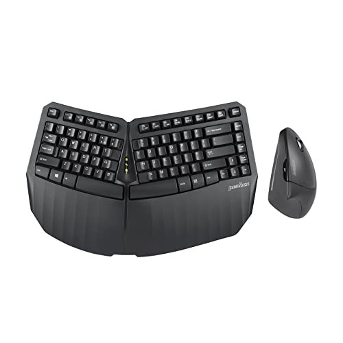 Perixx PERIDUO-813B US Wireless Ergonomic Compact Keyboard & Vertical Mouse