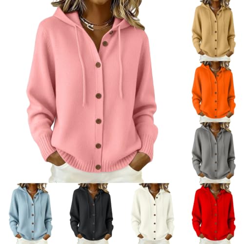 Cardigan Button Down Hooded Cardigans Deal