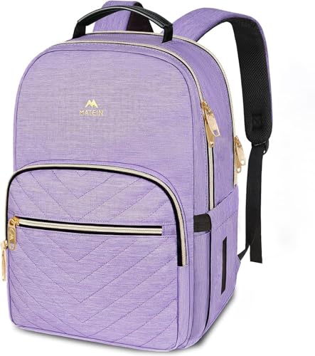 MATEIN 15.6 inch College School Bookbag for Women, Purple Laptop Backpack Deal