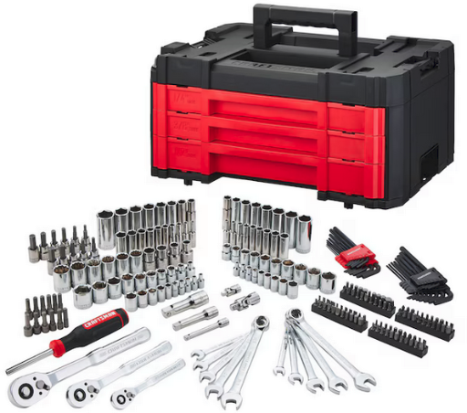 CRAFTSMAN VERSASTACK 242-Piece Metric and Standard (SAE) Mechanics Tool Set Deal