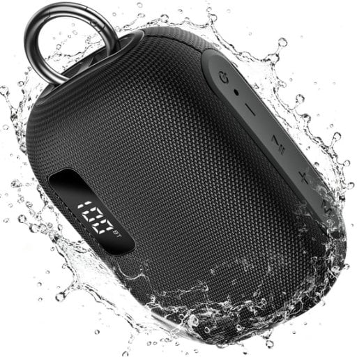 Portable Bluetooth Speaker with Digital Battery Display Deal