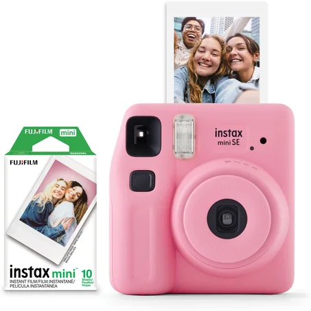 Fujifilm Instax Mini SE Instant Camera with Bonus 10 Pack Mini Film Deal