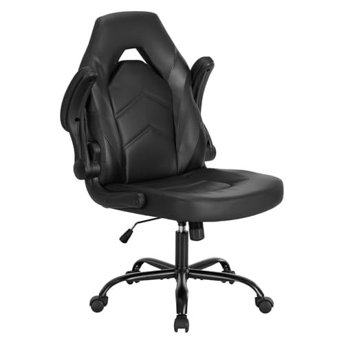 Sweetcrispy Computer Gaming Desk Chair, Black Deal