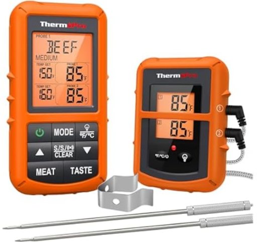 ThermoPro TP20 500FT Wireless Meat Thermometer with Dual Meat Probe
