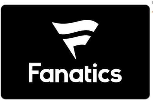 Fanatics $100 Gift Card (Email Delivery) Deal