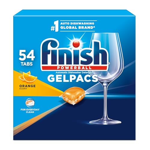 Finish Gelpacs Dishwasher Detergent 54-Count