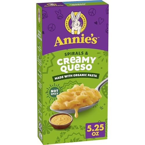 Annie's Spirals and Creamy Queso with Organic Pasta, 5.25 oz Deal
