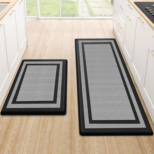 LuxStep Cushioned Anti-Fatigue Floor Mats - 2 Set