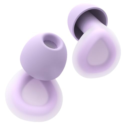 LC-dolida Aura Pro Sleep Ultra-Soft Silicone Earplugs, 38dB Noise Reduction