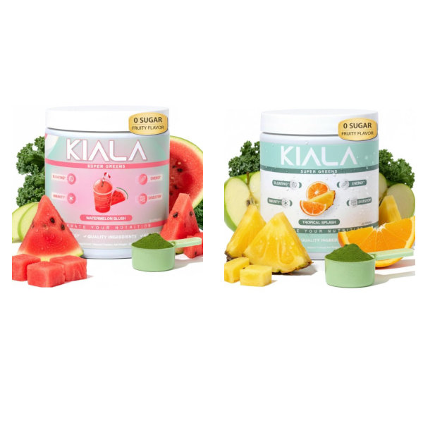 Kiala Nutrition Super Greens with Spirulina and Chlorella 30 Servings Deal