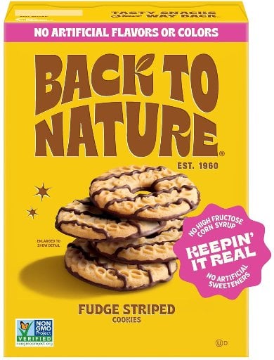 Back to Nature Fudge Striped Cookies 7.7-Oz Deal