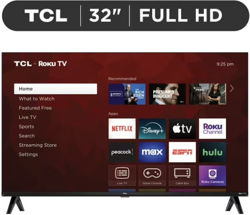 TCL 32" 1080p LED Smart TV with Roku TV
