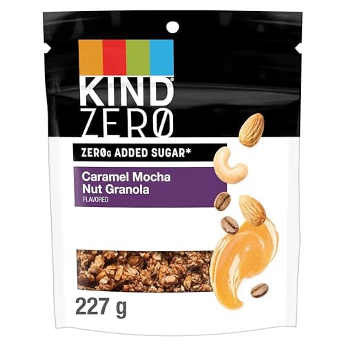KIND Zero Added Sugar Granola 8-Ounce (Caramel Mocha Nut) Deal
