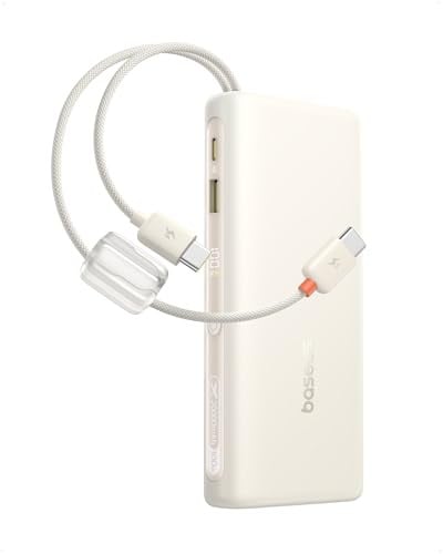 Baseus 100W Laptop Power Bank 20000mAh w/ Built in Cable + 70W USB C Charger Block