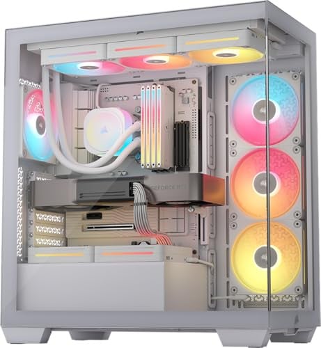 CORSAIR 3500X LX RGB Link Panoramic Mid-Tower PC Case
