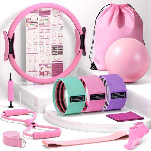 Pilates Kit for Home Workout, All-in-One Yoga Pilates Equipment Deal