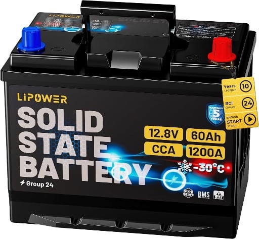 Lipower Group48 Solid State Start Stop Car Battery Deal