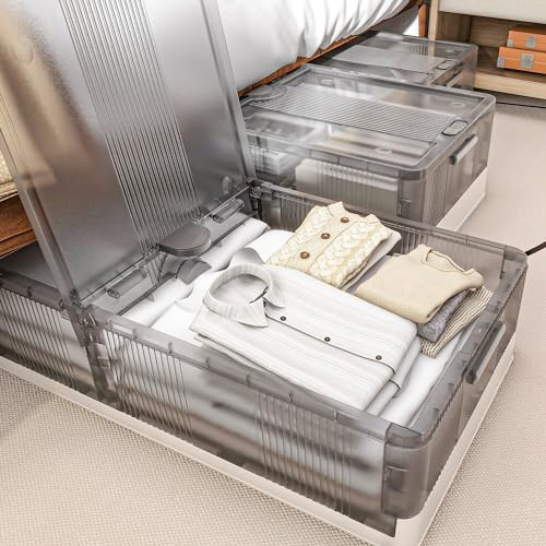 FLEXIMOUNTS Under Bed Storage with Wheels 3-Pack