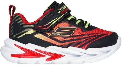 SKECHERS Toddler Boys' Flex Glow Ultra Shoes Black/Red