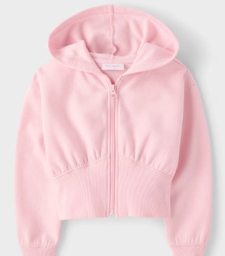 Girls’ Premium Fleece Zip Up Hoodie