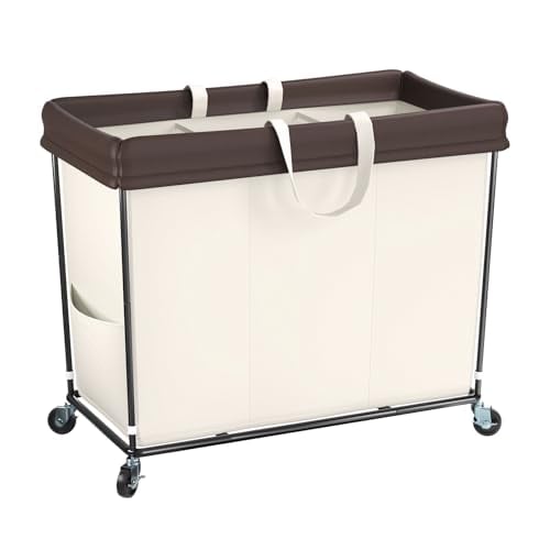 320L Rolling Laundry Hamper with Wheels