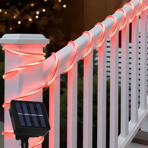 Candy Cane Solar Rope Lights