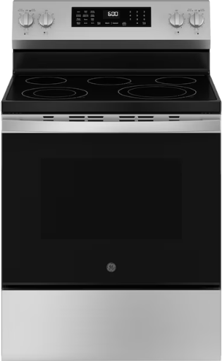 GE EasyWash 30-in 5.3-cu ft Air Fry Convection Oven Freestanding Electric Range Deal
