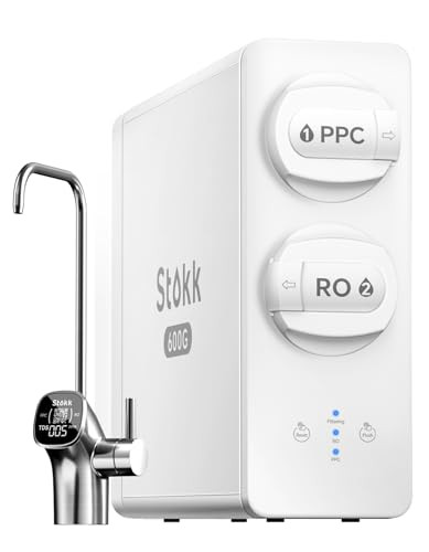 Stokk S1 Plus 600GPD 8-Stage Tankless Reverse Osmosis Water Filter