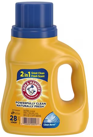 Arm & Hammer Laundry Liquid or Pods Detergent or Scent Booster 3-Pack