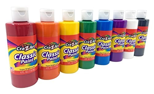 Cra-Z-Art Washable Classic Poster Paint Set 8-Pack 4-Oz Deal
