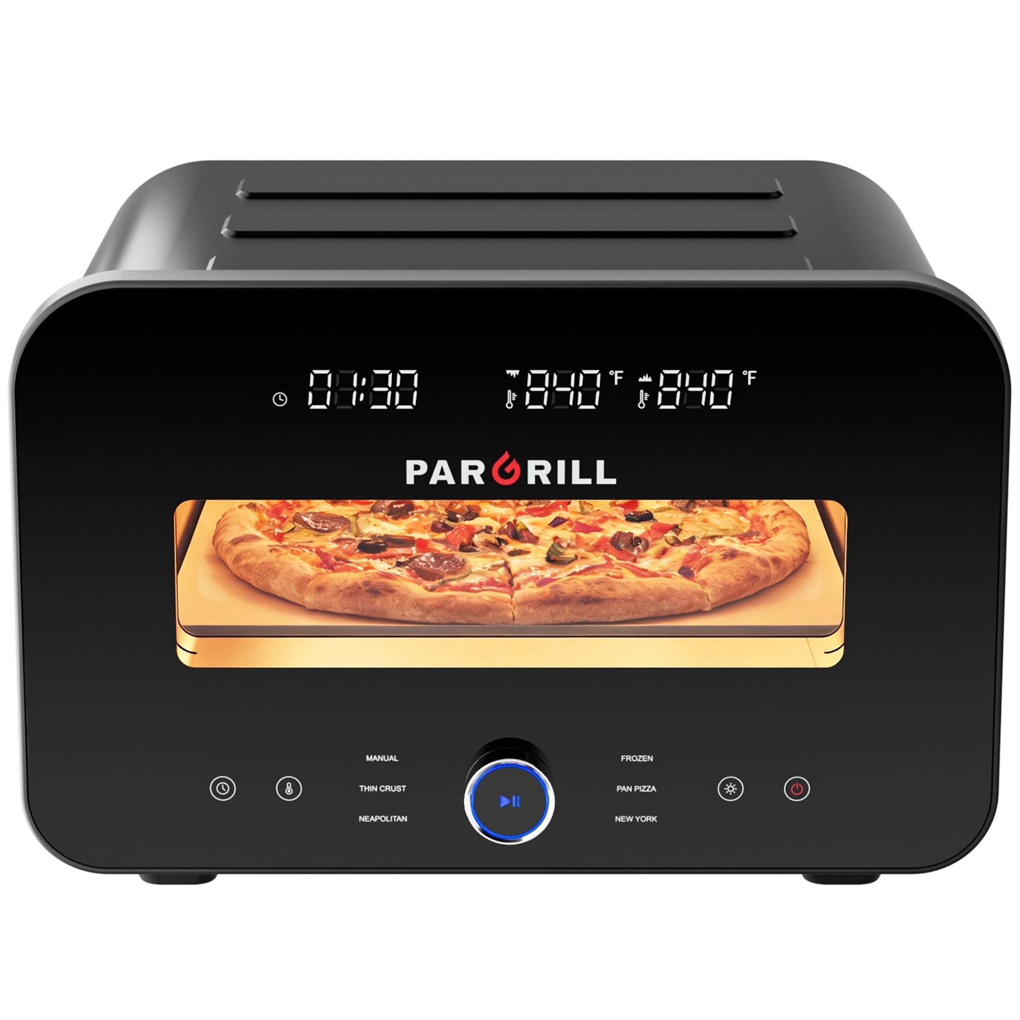 PARGRILL 12" High Heat Electric Pizza Oven 840°F Max Temp