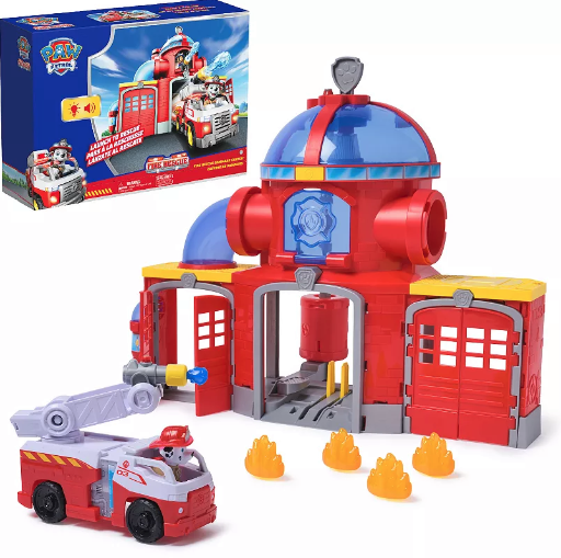 PAW Patrol Fire Rescue Command Center Playset with Marshall Figure Deal