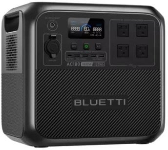 BLUETTI AC180 Solar Portable Power Station 1152Wh 1800W LiFePO4 Deal