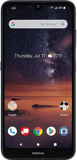 Verizon Wireless Nokia 3V 16 GB Prepaid Smartphone, Blue