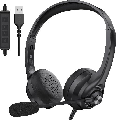 Monster Voicelink 100 Wired Headphones with Noise Cancelling Microphone
