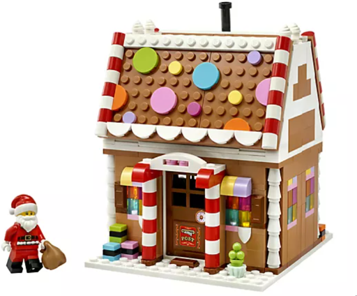 LEGO Iconic Festive Gingerbread House 498-Piece