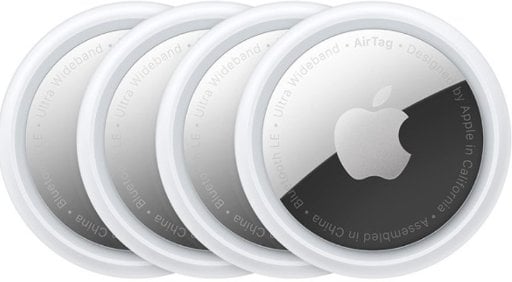 Apple AirTag Bluetooth Tracking Devices 4-Pack (1st Gen) Deal