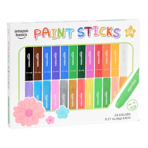 Amazon Basics Tempera Washable Paint 6-Pack Deal