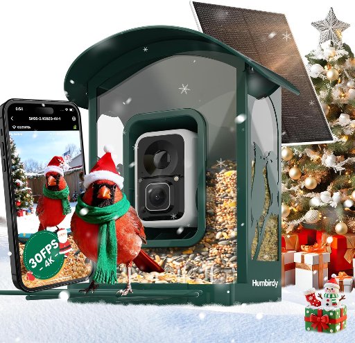 Humbirdy-Bird Feeder with 8MP Ultra HD Camera