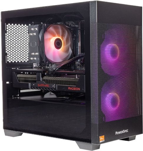 PowerSpec G532 Gaming PC Ryzen 5 7500X3D, RX 9070XT 16GB, 16GB DDR5, 1TB SSD