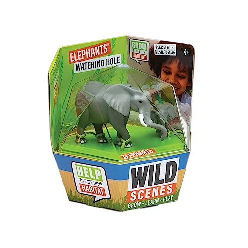 Wild Scenes Elephants' Watering Hole Grow & Play Kit