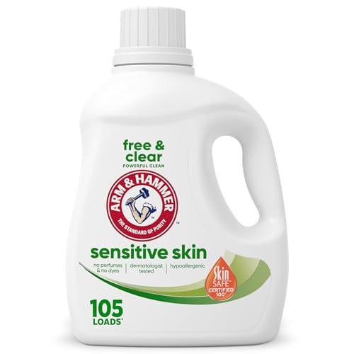 ARM & HAMMER Sensitive Skin Free & Clear Liquid Laundry Detergent 105 fl oz Deal