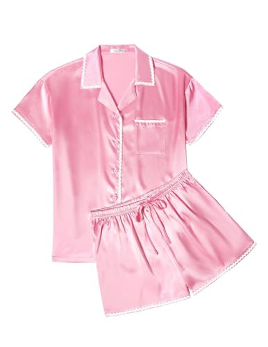 Womens Silk Pajama Sets