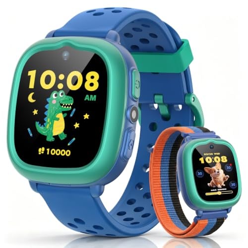 Colorful Kids Smart Watch with 2 bands & bezels