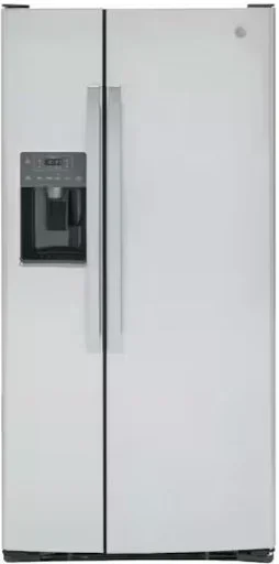 GE 23.0 Cu. Ft. Side by Side Refrigerator Fingerprint Resistant Stainless Steel