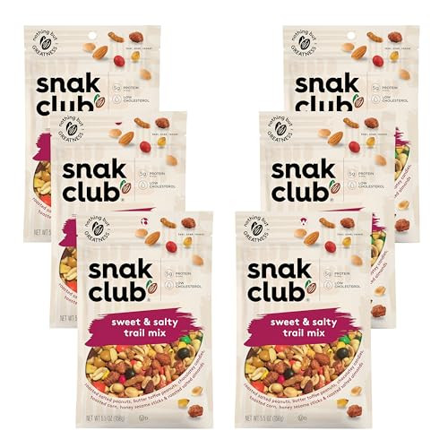 Snak Club Sweet and Salty Trail Mix 6-Pack