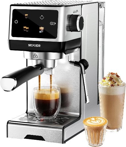 20 Bar Espresso Machine with Milk Frother, Cold Brew, Touch Screen Deal