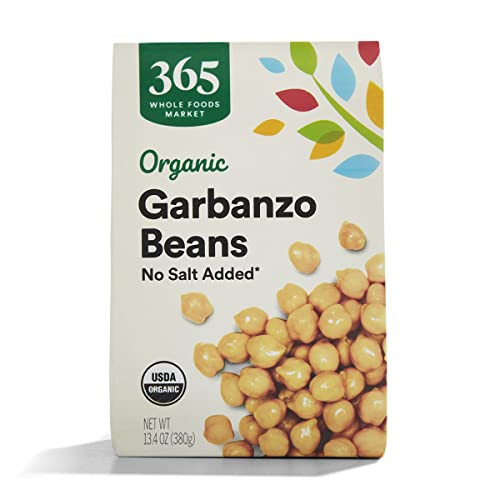 13.4-Oz 365 by Whole Foods Market Organic Unsalted Garbanzo Beans