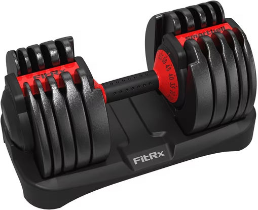 FitRx Adjustable Dumbbells 52.5lb SmartBell Dumbbell Set Deal