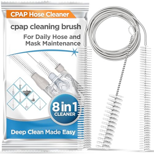 resplabs CPAP Hose Cleaning Brush 8 in 1 for 22mm, 15mm Tubing